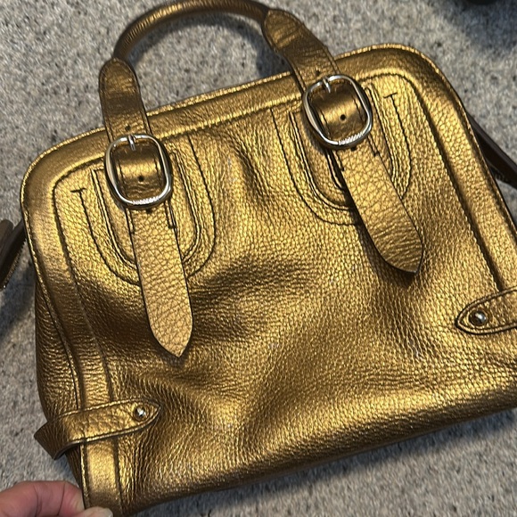 Vintage authentic Burberry bronze handbag - Picture 7 of 7